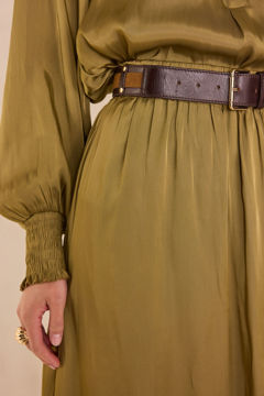 Picture of JULIANA SATIN LONG SKIRT